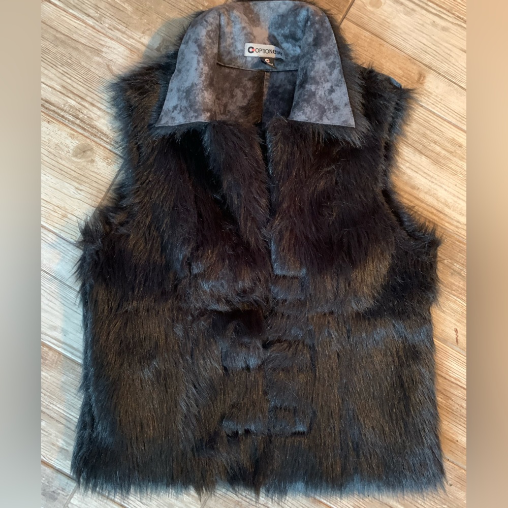Vintage Reversible faux fur jacket